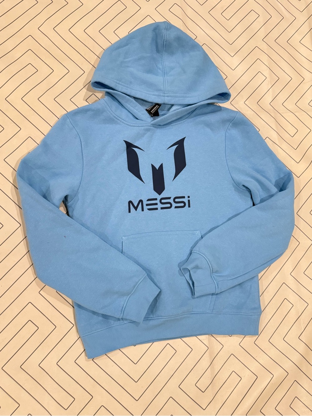 Messi Collection Blue Hooded Sweatshirt